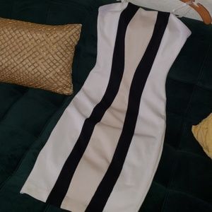 Colorblock midi dress